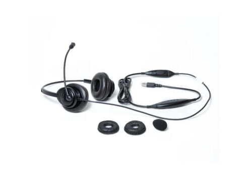 Starkey SM5400-BOTH-PTT-Binaural-Military-USB-Headset-with-Push-To-Talk-Passive-Noise-Canceling-Mic